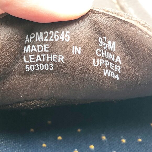 ROCKPORT Washable Brown Leather Boat Shoes Loafers Mens 9.5 - Picture 9 of 10